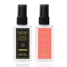 Dionelle Secret Love身體噴霧 黑色版+浪漫玫瑰, 1組, 80ml