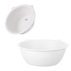 Budsia 小熊耳朵造型臉盆 S號+L號, 混色