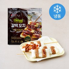 쉐푸드 갈떡꼬치 (냉동), 500g, 1개