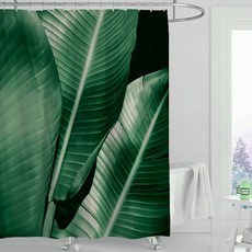 PLAN BATH 綠色浴簾 TYPE04 120 x 180 cm, 1個