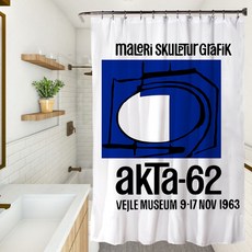 노르딕 심플 욕실 샤워커튼 타입7 180 x 200 cm L92, 1개