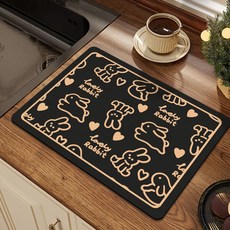 UNHEVE 可愛設計餐具瀝水墊 1層, M 款式13