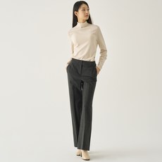 지센 여성용 스판 와이드핏 팬츠 LFPTNA01