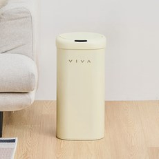 VISVIVA 感應式D-Edge垃圾桶, 1個, 黃色