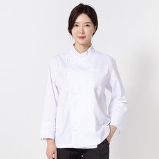 世京 女款長袖大尺碼廚師服