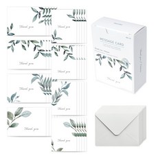 Monolike 留言卡 40張 + 信封 20個 套組, THANK YOU NATURE, 1套