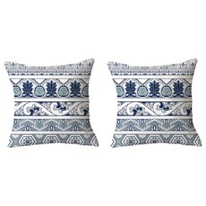 自由民族風波西米亞幾何圖案抱枕套 2入