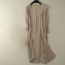 마켓에이 여성용 라이트 롱 가디건