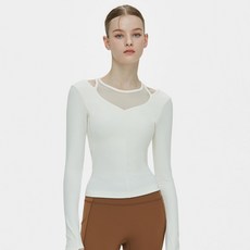 mulawear 女款造型襯墊長袖T恤 MWWCBR095