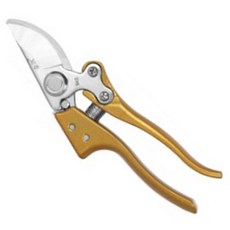 블루마켓 가정용 원예 도구 정원 손질용 가위 골드, 1개