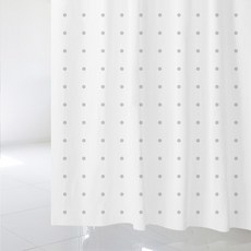 浴簾 SC139 1520*1880mm+塑膠掛鉤 12入+白色窗簾桿組合, 1套