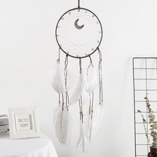 마켓에이 솔라 구슬 깃털 드림캐쳐 대형, 혼합색상