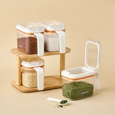 LocknLock 樂扣樂扣 易開式調味料罐 4入組, 調味容器 4入, 1套, 420ml