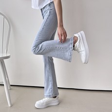 2nd Ground 女款靴型牛仔長褲