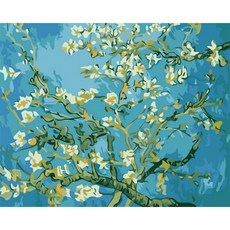 Aiemmini DIY 星光畫+光纖心情燈套組 40 x 50cm, 杏仁樹