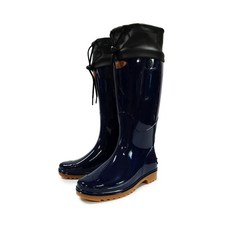 寶生 男士泥灘釣魚衛生及膝長靴, 270, 藍色