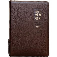 Lifebook 韓語修訂版 大字書 聖經全書 NKR82WBU 特大合訂本 皮革 拉鍊 索引 深棕色