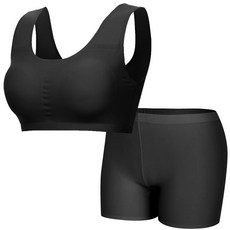 柔軟無縫U形內衣+平角短褲套裝 Junior