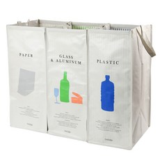 Dailylike 防水布垃圾回收桶 3入, 03 More Slim, 1組