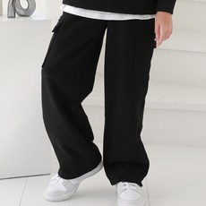 제이키드주니어 주니어 아동용 일자카고 기모 트레이닝팬츠