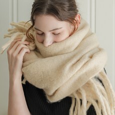 채니봉봉 柔軟長版寬圍巾