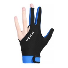 I LOVE FIT 三指撞球單手手套, 深藍色