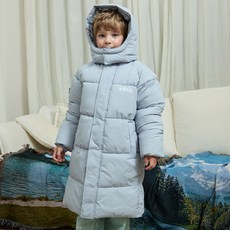 YALE KIDS 兒童/青少年用 拉格蘭可拆卸連帽長版羽絨外套 YJCPJPE43336