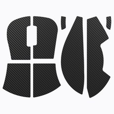 pulsar Xlite Mini 專用薄型滑鼠握把貼, 黑色, PXDGT3