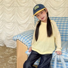 Starbean 兒童條紋袖夏季長袖T恤