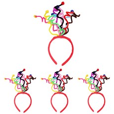 LivingDA 波浪髮箍, 4個, 混色