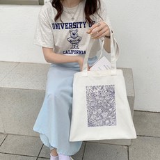 素描墨水繪圖帆布環保袋