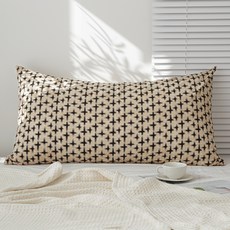 Casa Story木質長靠枕套, 淺褐色