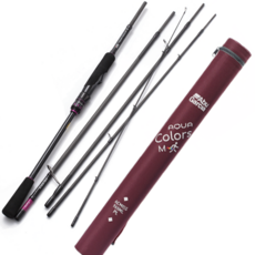 Abu Garcia Aqua Colors移動式路亞竿 S-835ML, 紫色 (PL)