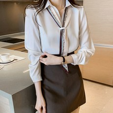 POPLARNC Sandy領結襯衫