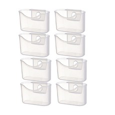 Mondspot 冰箱調味料收納盒 YT_RB268 4入, 透明