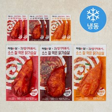 하림 엽기떡볶이 소스 잘 먹은 닭가슴살 3종 x 3개입 세트 990g (냉동), 1세트