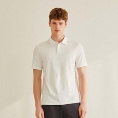 마에스트로투모로우 남성용 고밀도 럭셔리 폴로넥 티셔츠 MATS2B952