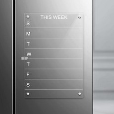 만들하비 冰箱磁吸壓克力備忘板 07 直式週計畫, 壓克力