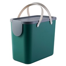 Beaunet 迷你開門式把手收納桶, 1個, 綠色