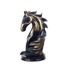 廚房裝飾效果UP馬擺飾酒飲架, 藍金, 1個