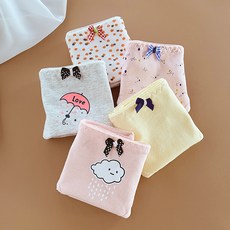 Juniday 女性學生內褲 雨傘雨 5件組, 混合顏色