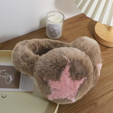 How Many 溫暖星星圖案仿貂毛耳罩 FREE