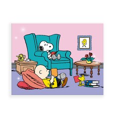 아이러브페인팅 피너츠 DIY CUBIC PAINTING 4050cm, COSY DAY, 1개