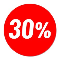 꼬모네임 원형 스티커 30% 25mm, 혼합색상, 2000개