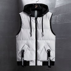 男款秋季冬季連帽休閒亮點時尚羽絨背心