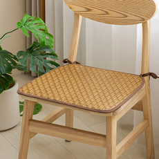 Bellapic 藤編涼感坐墊 不附綁帶, 款式4 原木