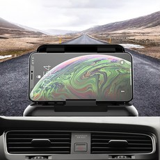 Ilsangjabhwa 日常雜貨 防滑車用儀表板手機支架, 黑色, 1個