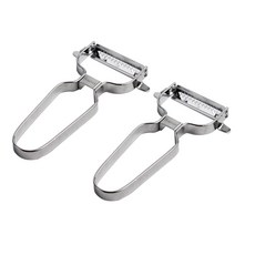 Hiroyuki削胡蘿蔔刨絲刀, 銀, 2個