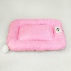 데이소이 고양이 심플리 놀이 공 쿠션, 01핑크, 1개