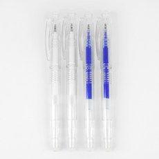 소잉바이핸드 아이롱펜 1mm 4p 세트, 화이트, 화이트, 블루, 블루, 1세트